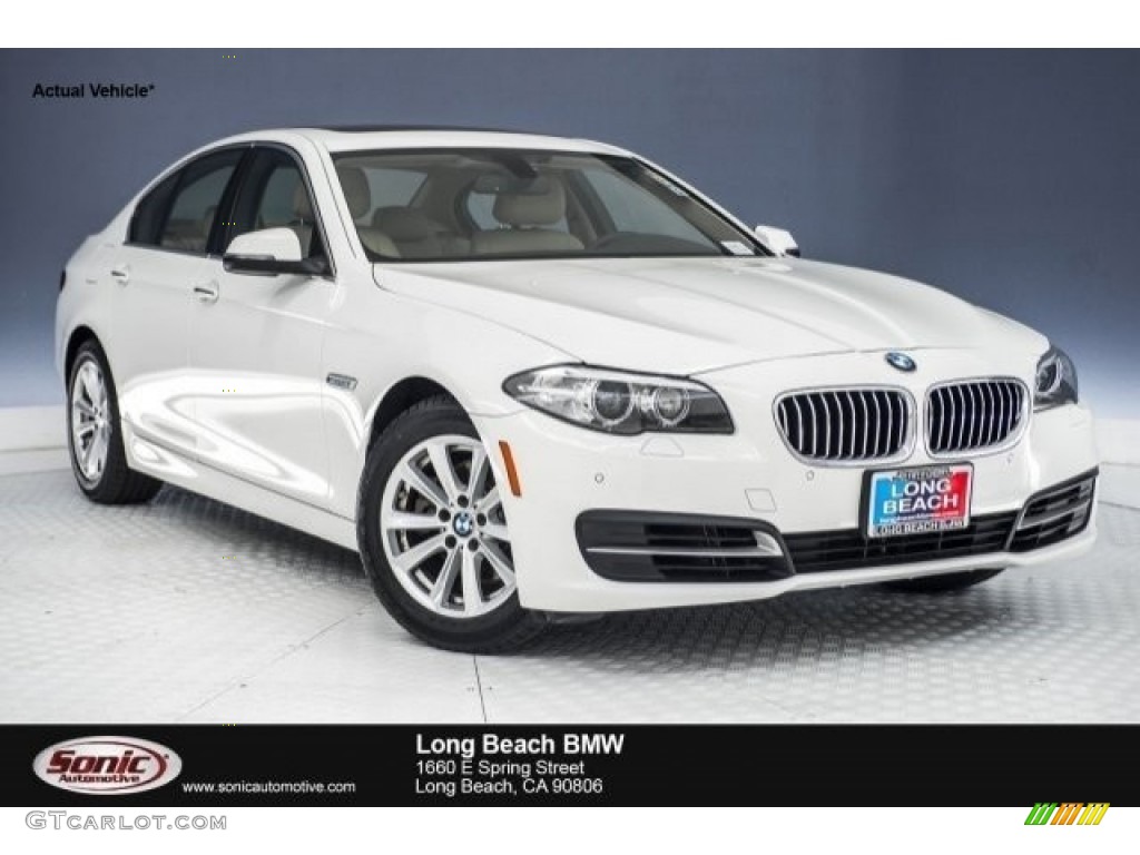 Alpine White BMW 5 Series