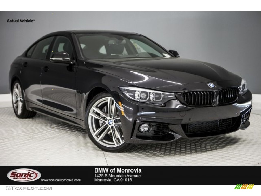 2018 4 Series 440i Gran Coupe - Black Sapphire Metallic / Black photo #1