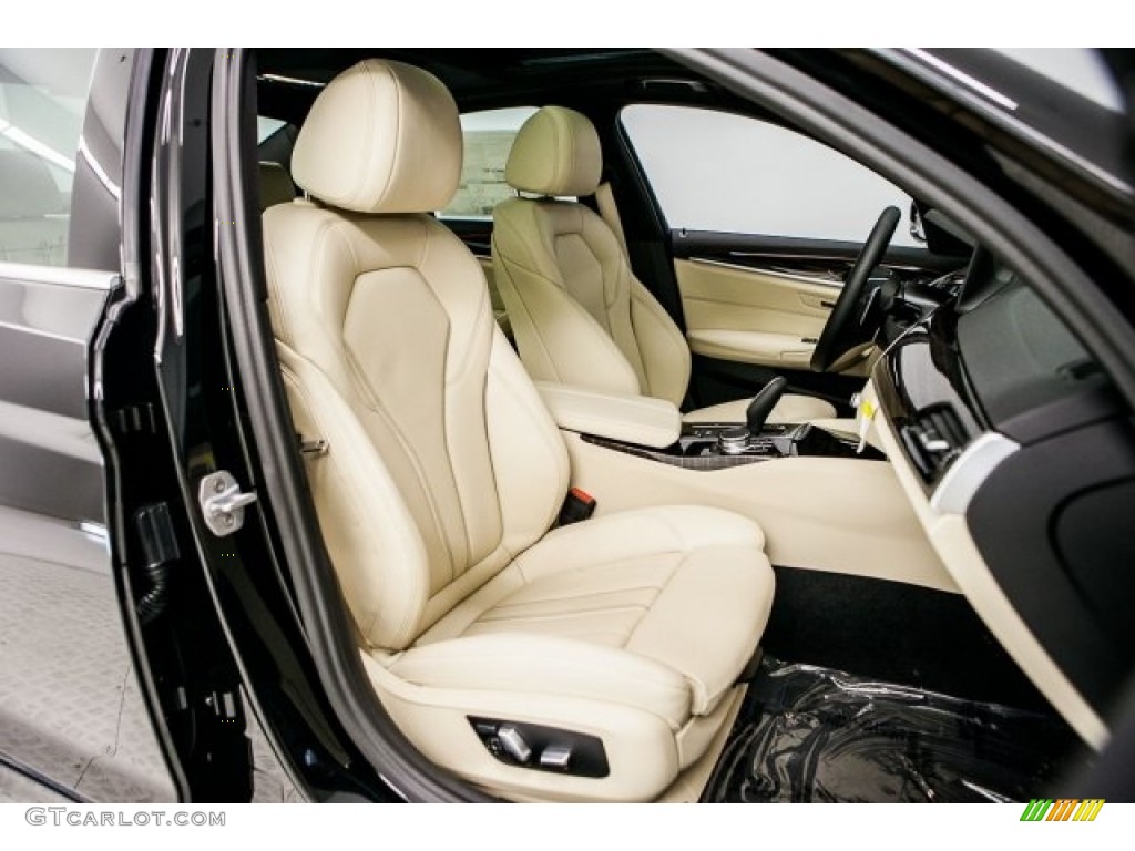 2017 5 Series 530i Sedan - Jet Black / Canberra Beige photo #2