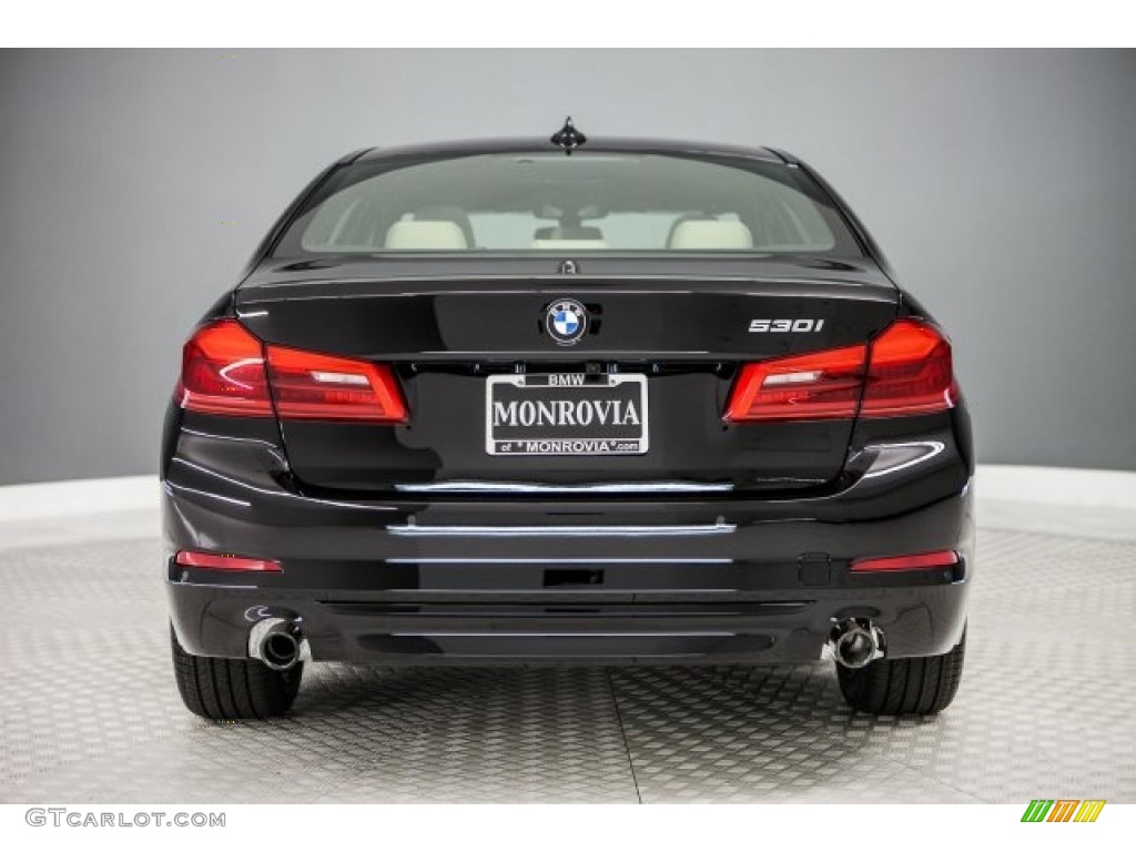 2017 5 Series 530i Sedan - Jet Black / Canberra Beige photo #4