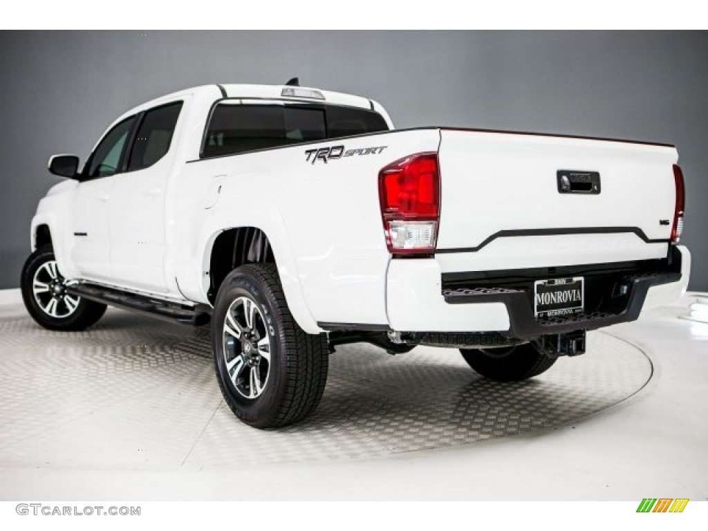 Super White 2017 Toyota Tacoma TRD Sport Double Cab Exterior Photo #120947369