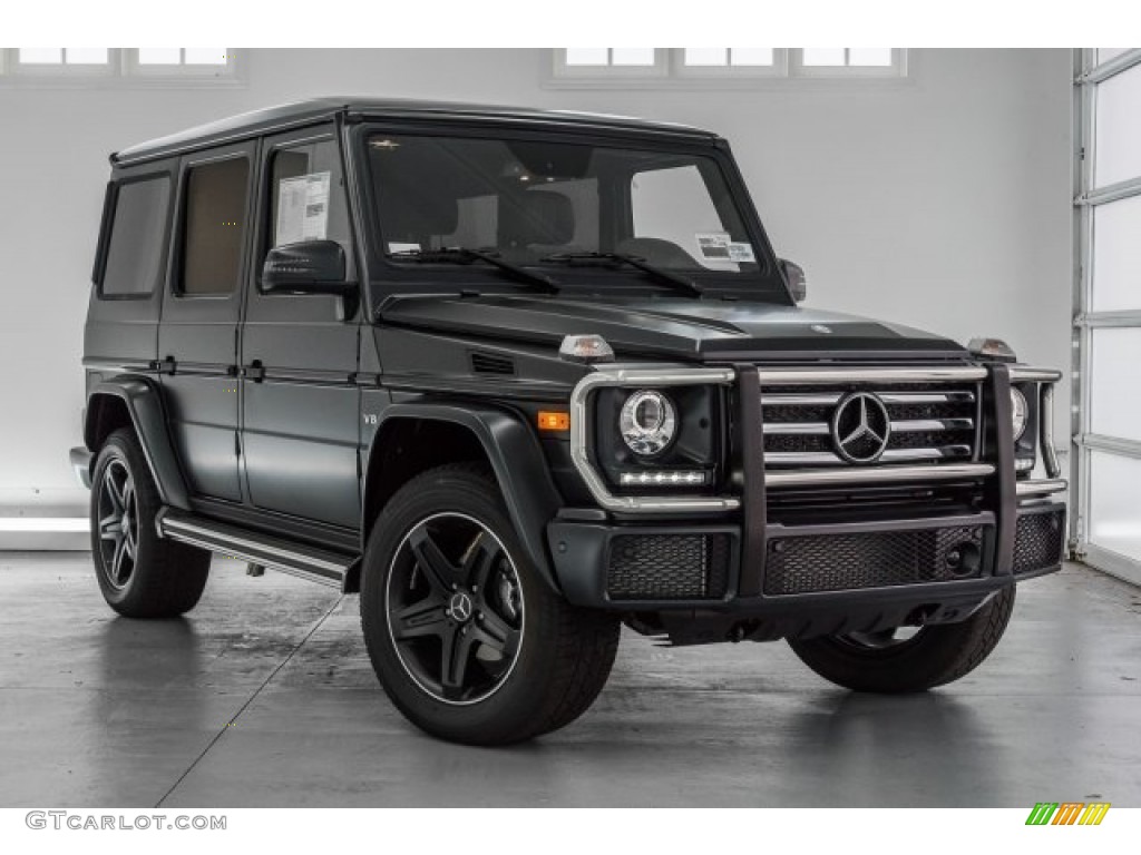 designo Night Black Magno (Matte) 2017 Mercedes-Benz G 550 Exterior Photo #120947428