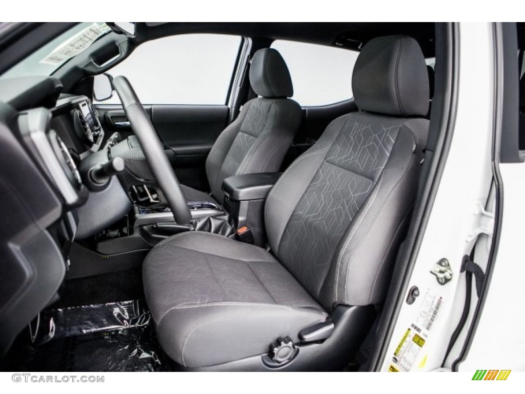 Black Interior 2017 Toyota Tacoma TRD Sport Double Cab Photo #120947490