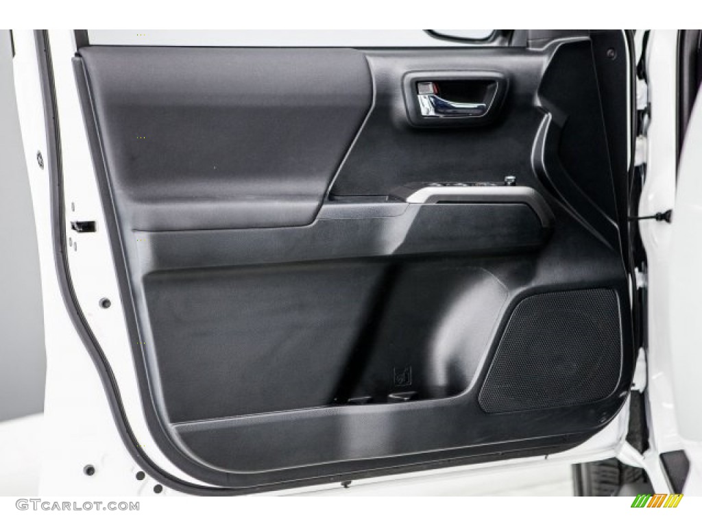 2017 Toyota Tacoma TRD Sport Double Cab Black Door Panel Photo #120947617