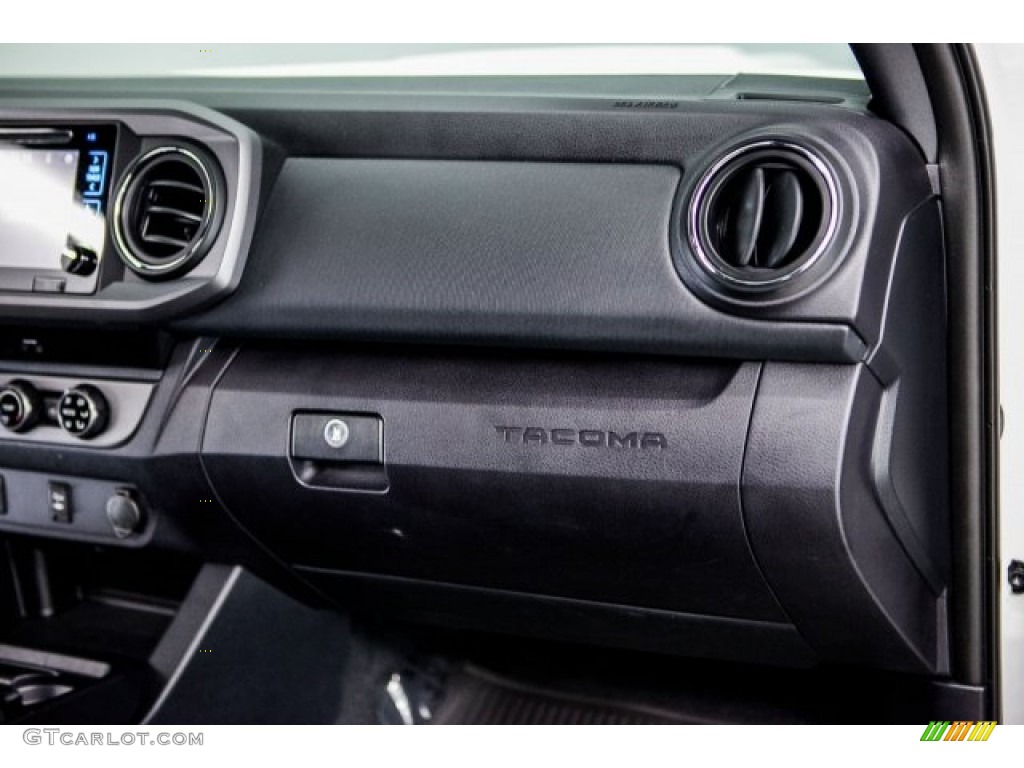 2017 Toyota Tacoma TRD Sport Double Cab Black Dashboard Photo #120947654