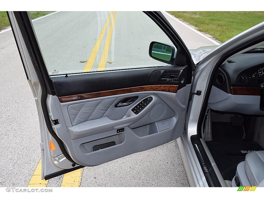 2003 5 Series 525i Sedan - Titanium Silver Metallic / Black photo #18