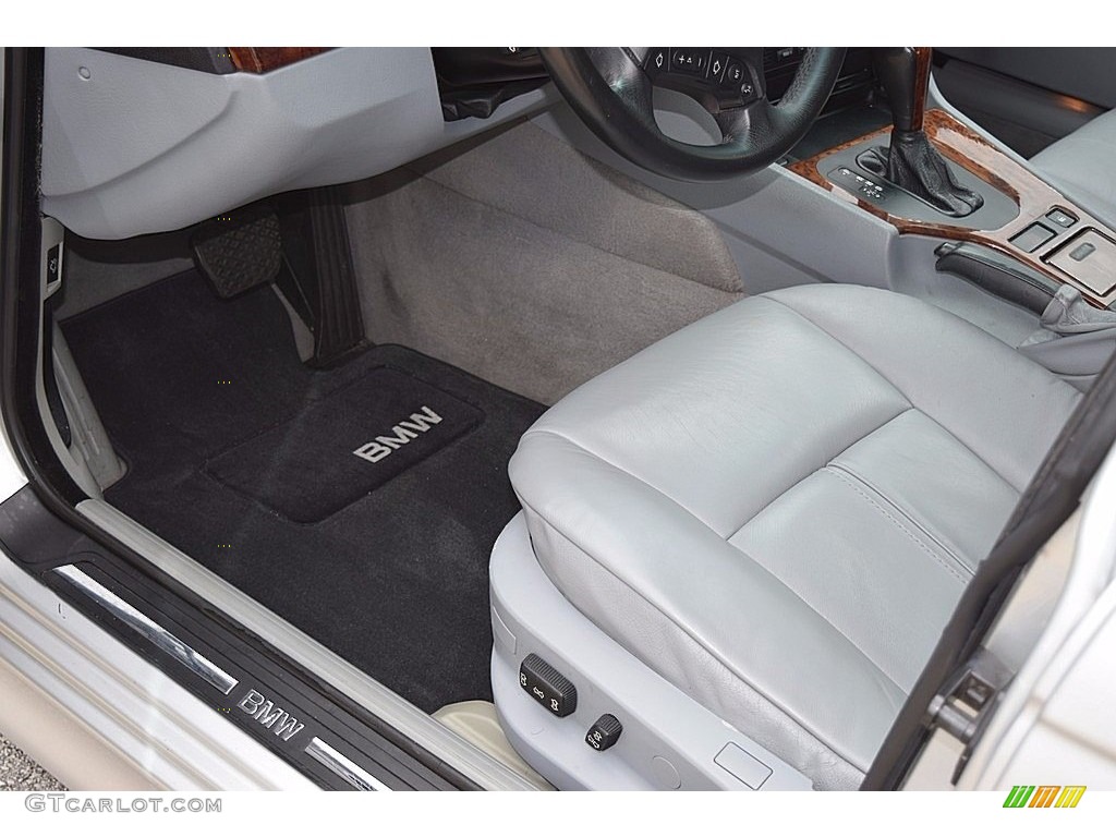 2003 5 Series 525i Sedan - Titanium Silver Metallic / Black photo #19