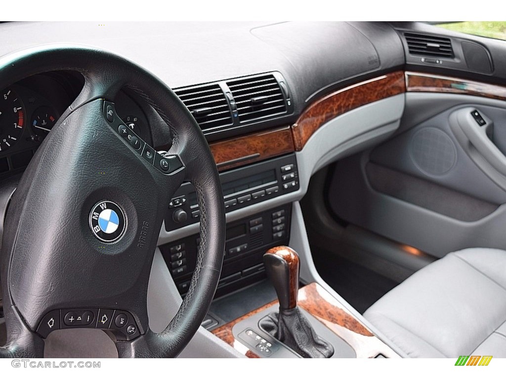 2003 5 Series 525i Sedan - Titanium Silver Metallic / Black photo #22