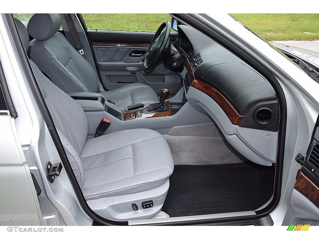 2003 5 Series 525i Sedan - Titanium Silver Metallic / Black photo #23