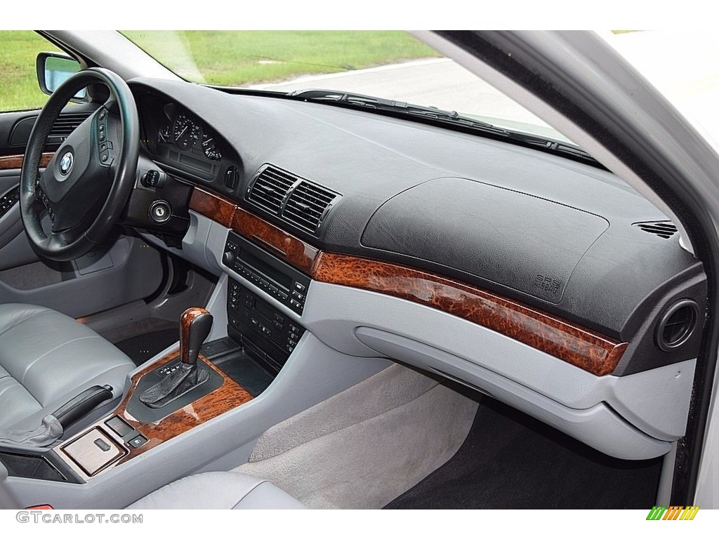 2003 5 Series 525i Sedan - Titanium Silver Metallic / Black photo #25