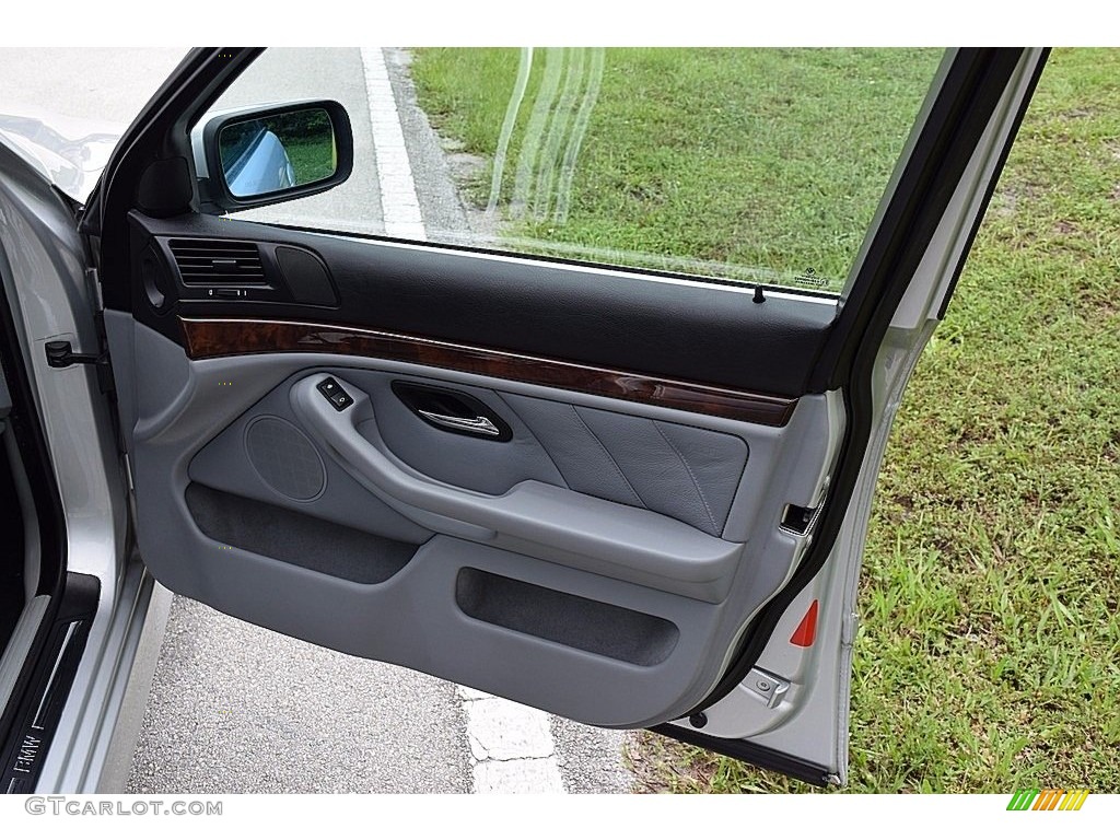 2003 5 Series 525i Sedan - Titanium Silver Metallic / Black photo #26