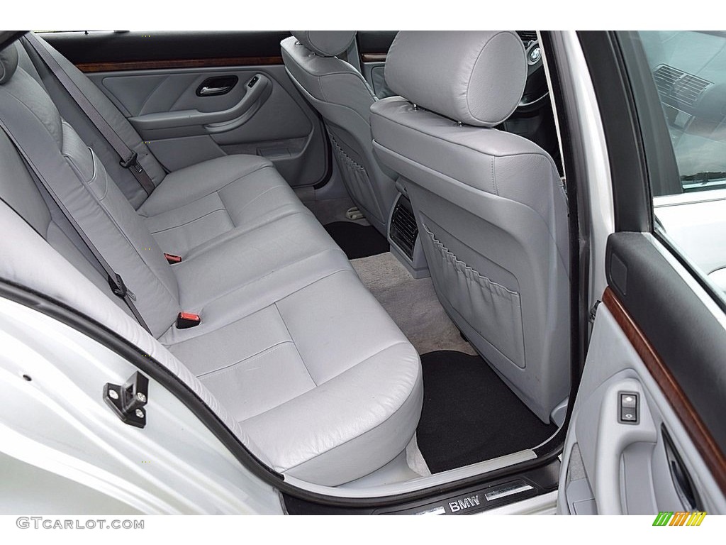 2003 5 Series 525i Sedan - Titanium Silver Metallic / Black photo #27