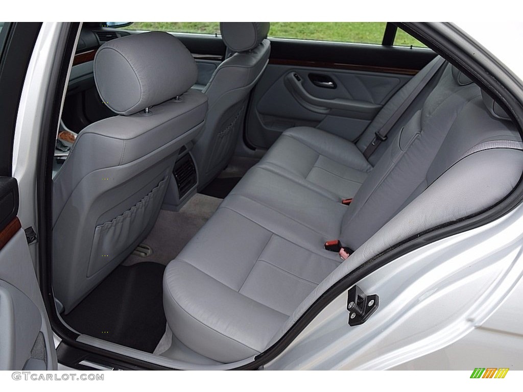 2003 5 Series 525i Sedan - Titanium Silver Metallic / Black photo #30