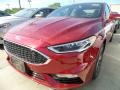 2017 Ruby Red Ford Fusion Sport AWD  photo #1