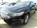 2017 Shadow Black Ford Fusion SE  photo #1