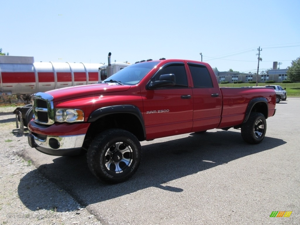 Flame Red Dodge Ram 2500
