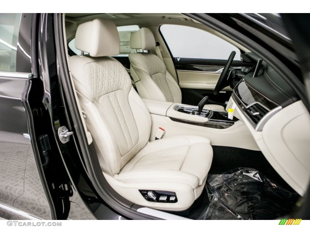 Ivory White/Black Interior 2018 BMW 7 Series 740i Sedan Photo #120950814