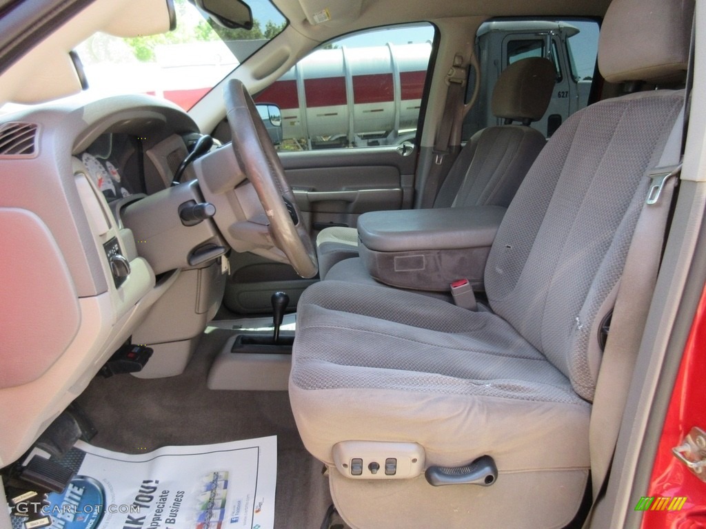 2005 Ram 2500 SLT Quad Cab 4x4 - Flame Red / Dark Slate Gray photo #28