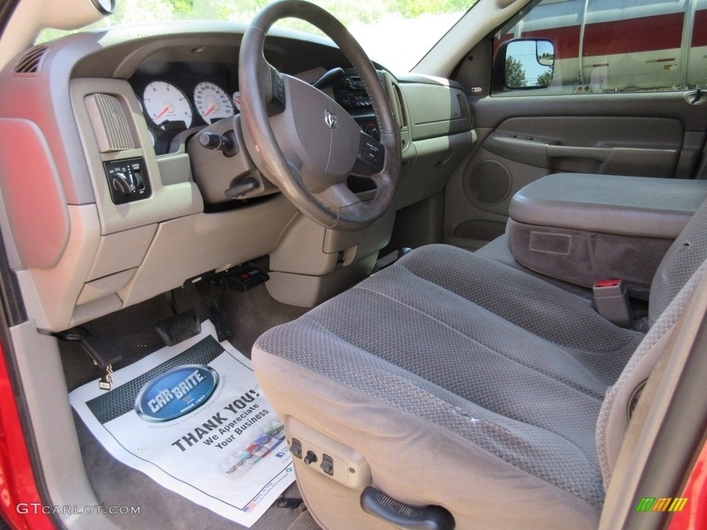 2005 Ram 2500 SLT Quad Cab 4x4 - Flame Red / Dark Slate Gray photo #29