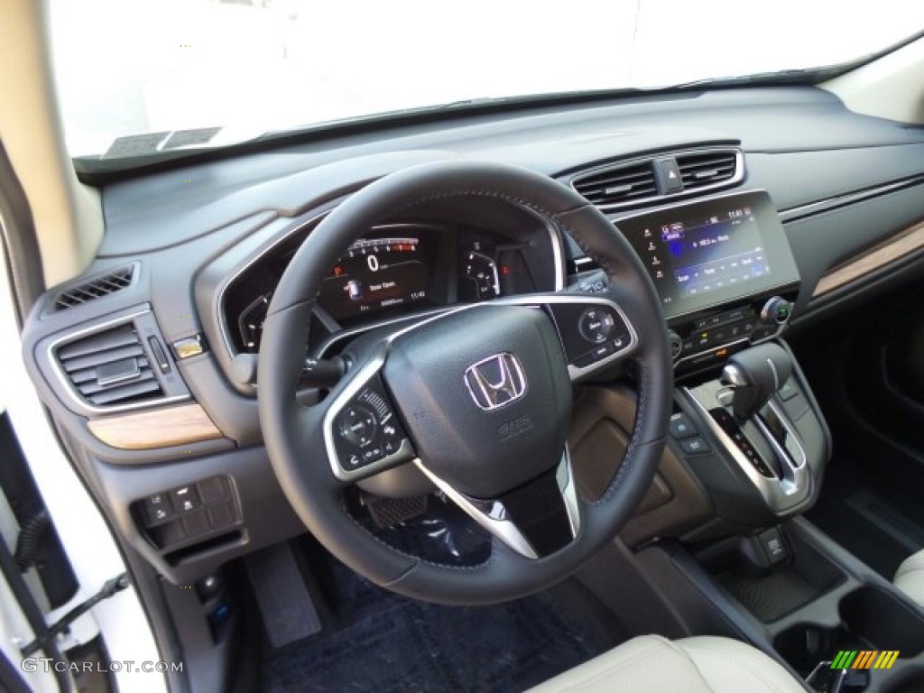 2017 CR-V EX-L AWD - White Diamond Pearl / Ivory photo #9