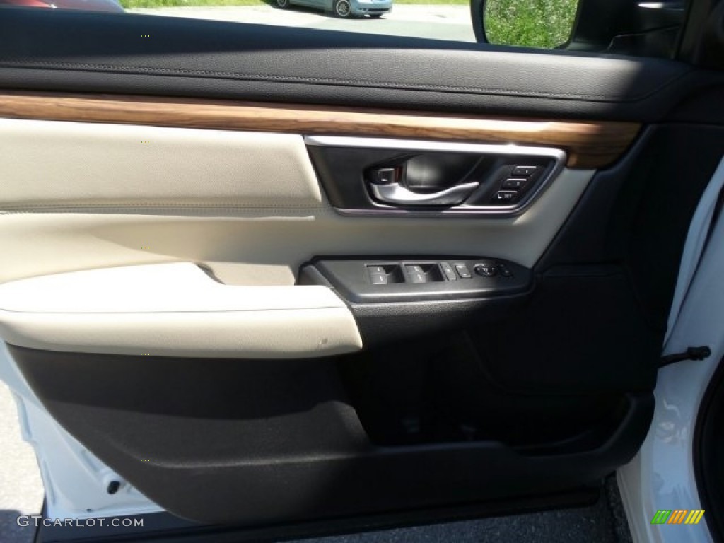 2017 CR-V EX-L AWD - White Diamond Pearl / Ivory photo #13