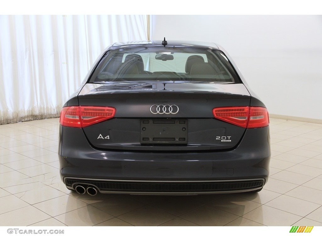 2014 A4 2.0T quattro Sedan - Moonlight Blue Metallic / Chestnut Brown/Black photo #25