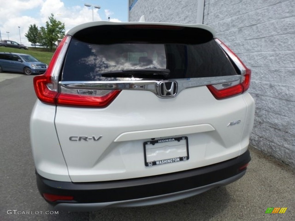 2017 CR-V EX AWD - White Diamond Pearl / Black photo #7