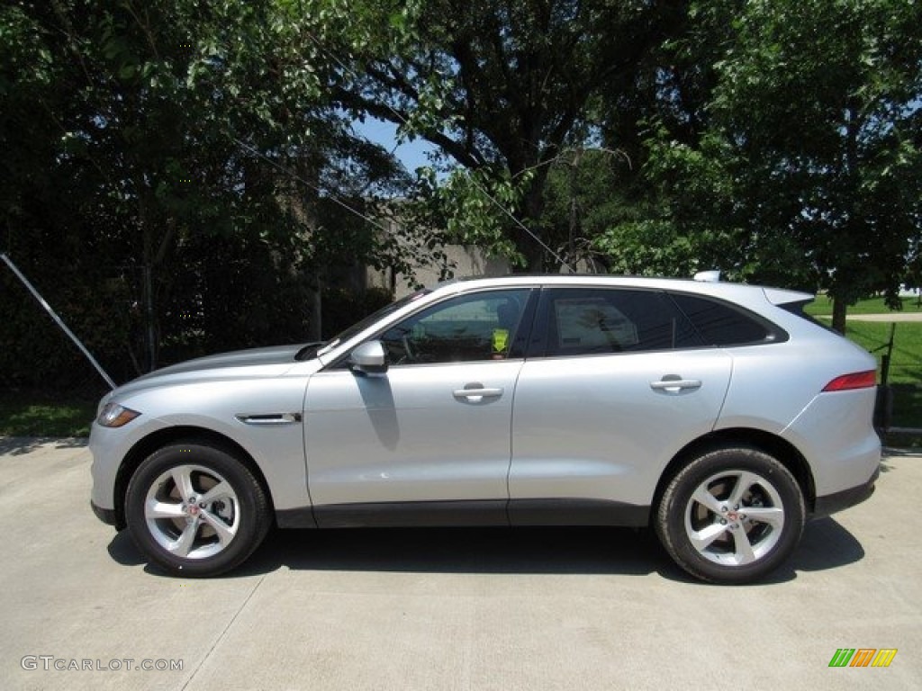 Indus Silver Metallic 2018 Jaguar F-PACE 35t AWD Premium Exterior Photo #120956578