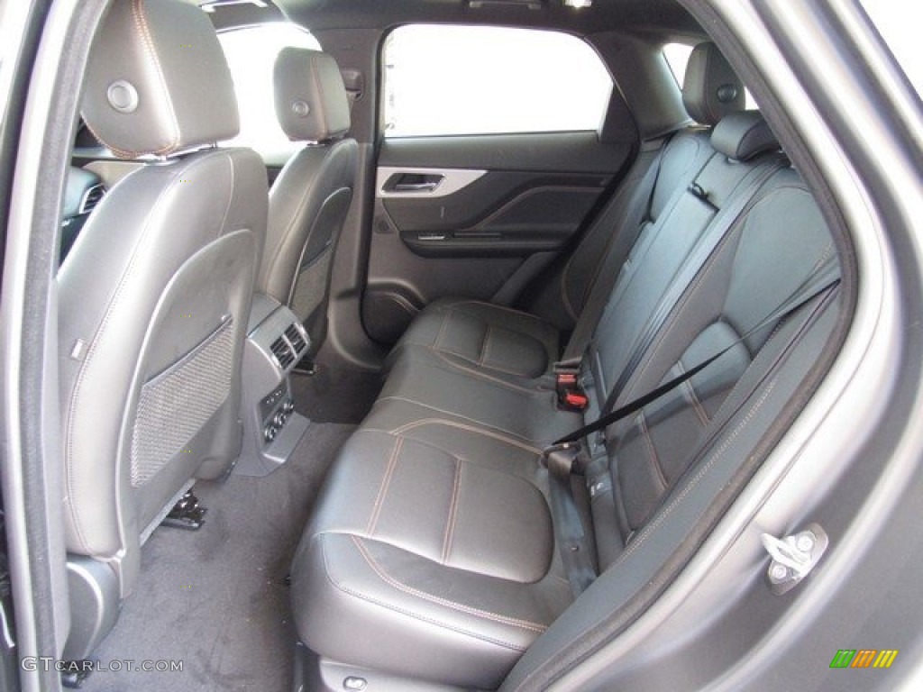 2018 Jaguar F-PACE 35t AWD Prestige Rear Seat Photo #120956913