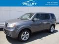 2015 Modern Steel Metallic Honda Pilot EX-L 4WD  photo #1