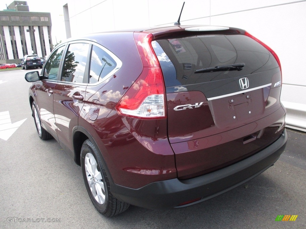 2014 CR-V EX AWD - Basque Red Pearl II / Black photo #4