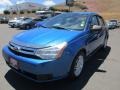 2011 Blue Flame Metallic Ford Focus SE Sedan  photo #3