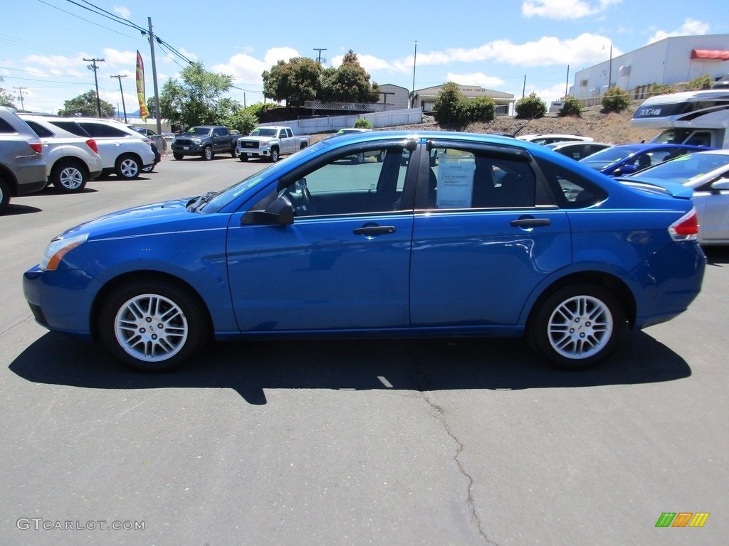2011 Focus SE Sedan - Blue Flame Metallic / Charcoal Black photo #4