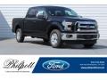 2017 Shadow Black Ford F150 XLT SuperCrew  photo #1