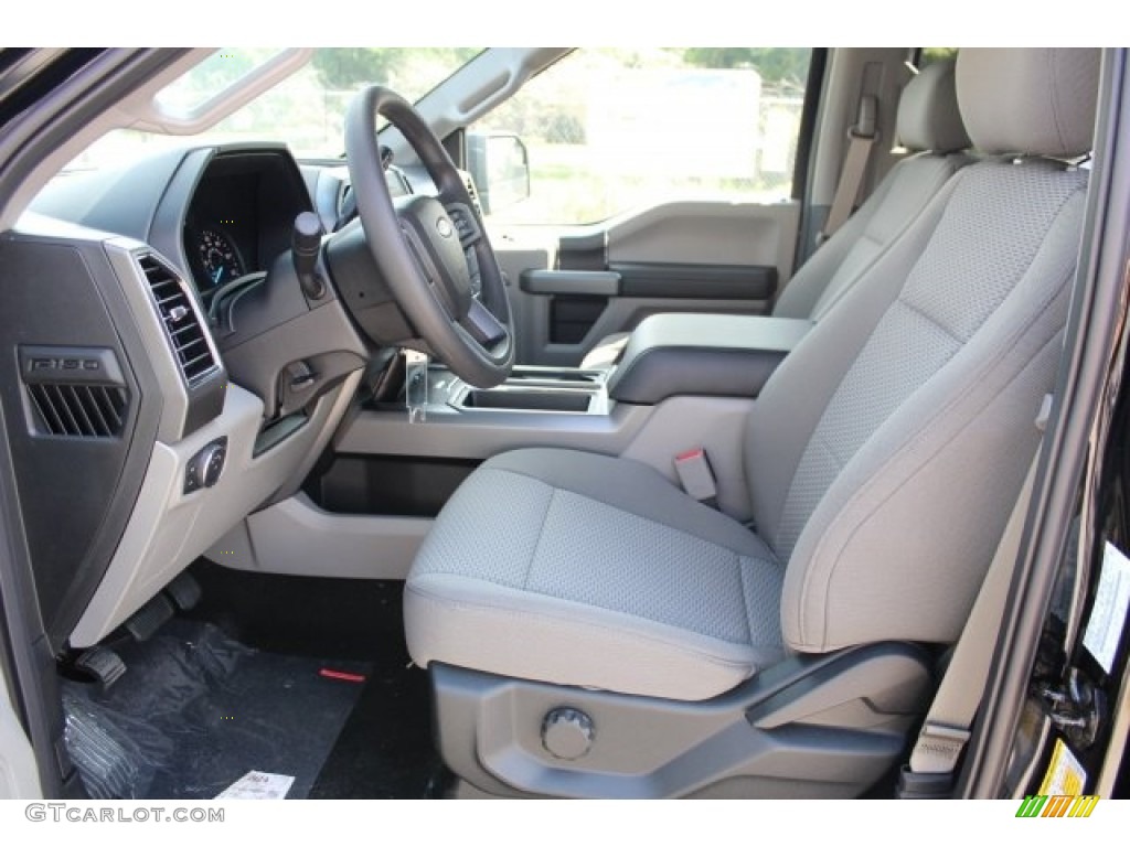 2017 F150 XLT SuperCrew - Shadow Black / Earth Gray photo #11