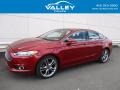 Ruby Red Metallic 2013 Ford Fusion Titanium AWD