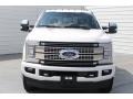 2017 Oxford White Ford F350 Super Duty Platinum Crew Cab 4x4  photo #2