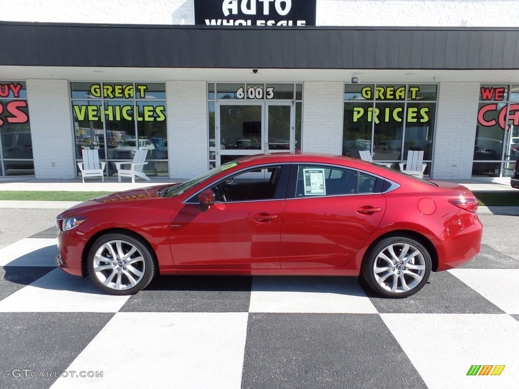 2017 Mazda6 Touring - Soul Red Metallic / Black photo #1