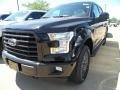 2017 Shadow Black Ford F150 XLT SuperCrew 4x4  photo #1