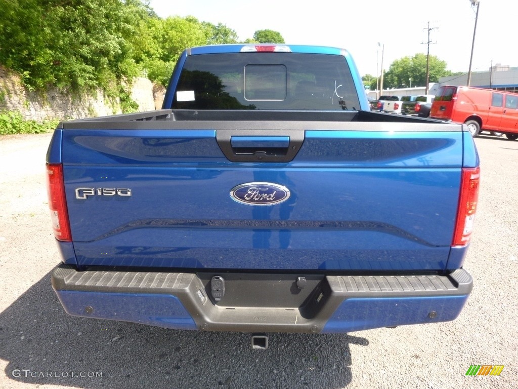 2017 F150 XLT SuperCrew 4x4 - Lightning Blue / Black photo #3