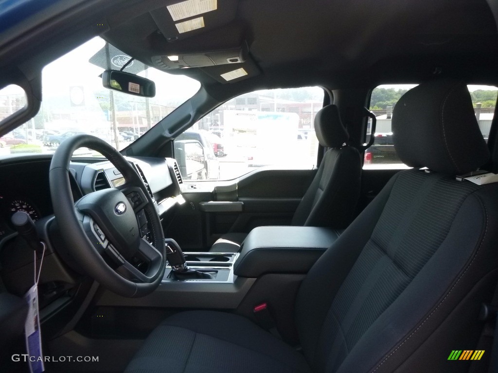 2017 F150 XLT SuperCrew 4x4 - Lightning Blue / Black photo #10
