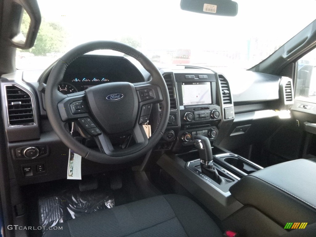 2017 F150 XLT SuperCrew 4x4 - Lightning Blue / Black photo #12