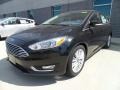 Shadow Black 2017 Ford Focus Titanium Hatch