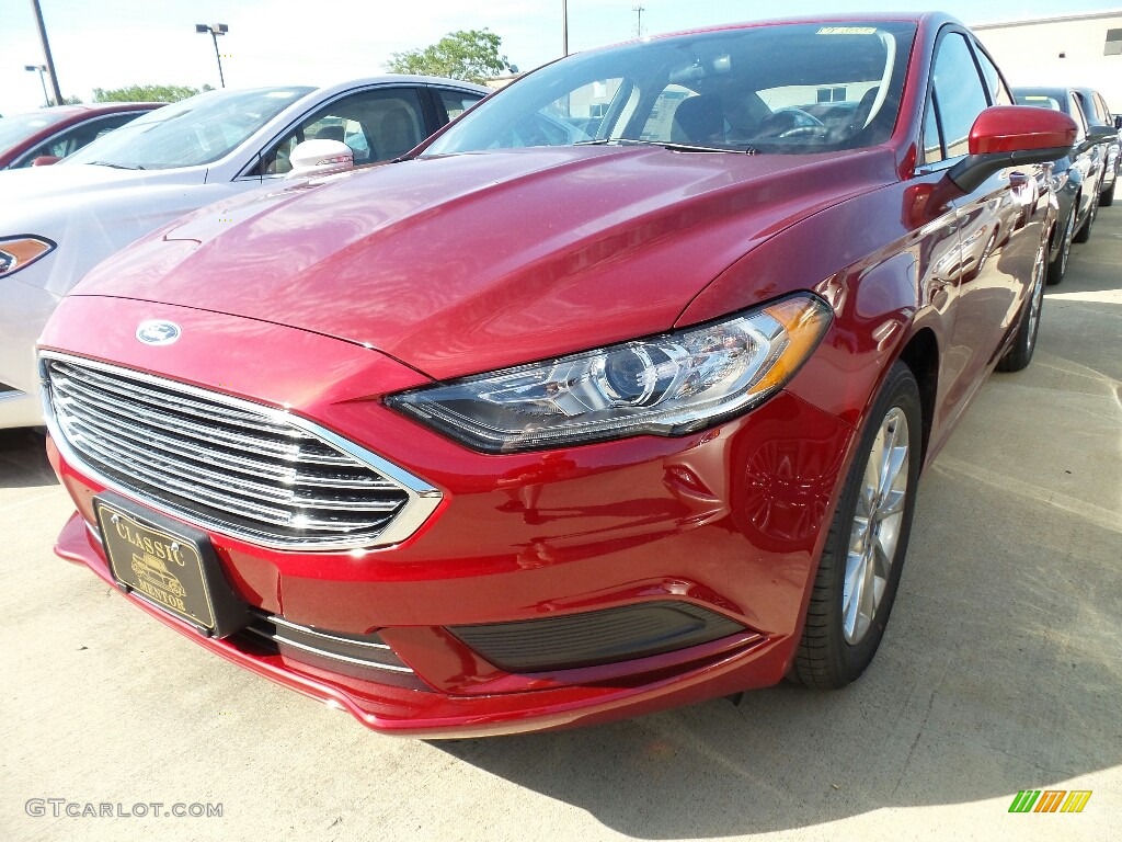 Ruby Red Ford Fusion