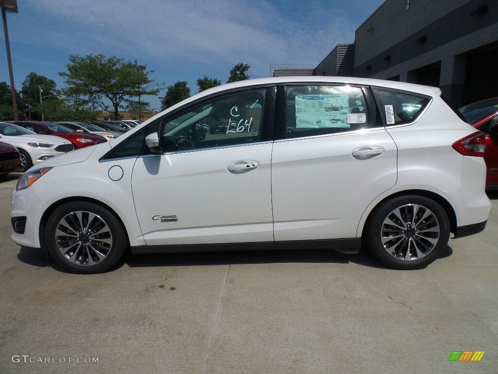 White Platinum 2017 Ford C-Max Energi Titanium Exterior Photo #120966288