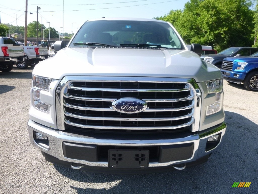 2017 F150 XLT SuperCab 4x4 - Ingot Silver / Earth Gray photo #7