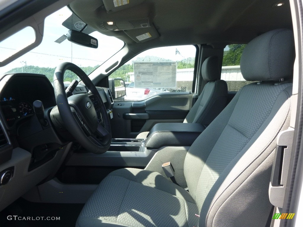 2017 F150 XLT SuperCab 4x4 - Oxford White / Earth Gray photo #10