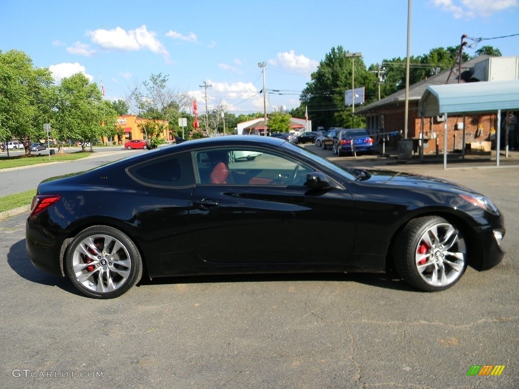 2013 Genesis Coupe 3.8 R-Spec - Becketts Black / Black Leather photo #12