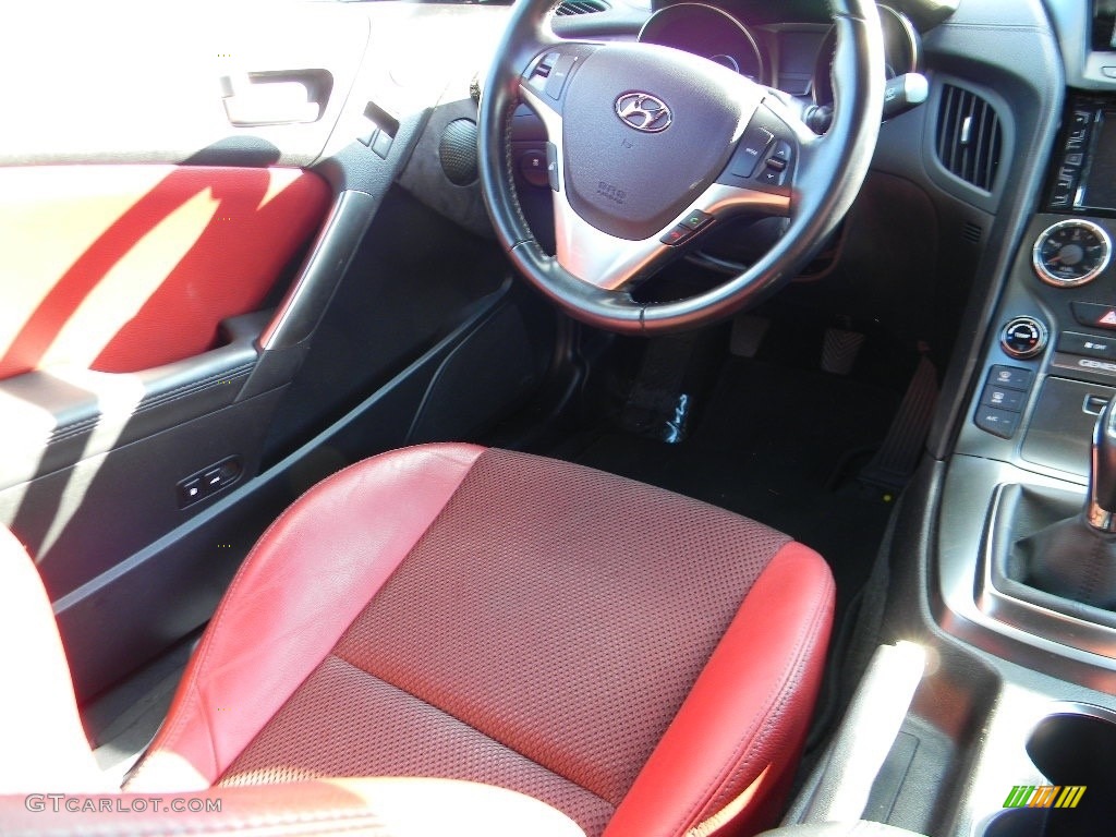 2013 Genesis Coupe 3.8 R-Spec - Becketts Black / Black Leather photo #13