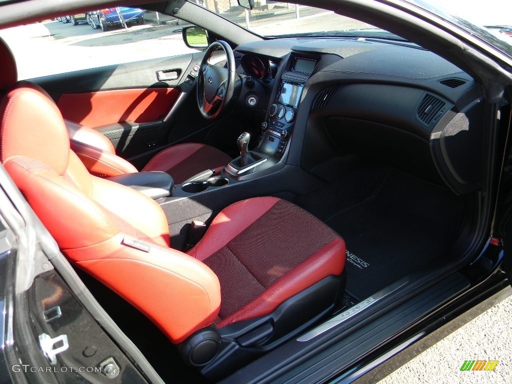 2013 Genesis Coupe 3.8 R-Spec - Becketts Black / Black Leather photo #22
